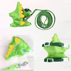 Anelekor small pet harness showing dual secure buckles for easy on/off.