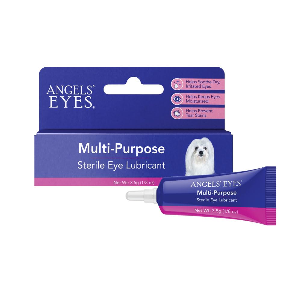 Angels' Eyes bottle shown for daily sterile lubrication to soothe dry eyes