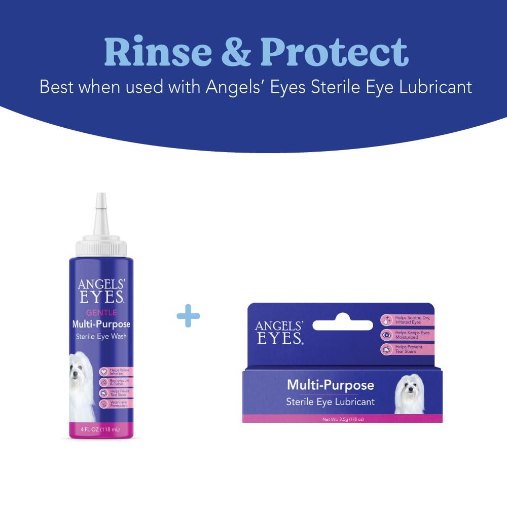 Angels' Eyes USA-made, lab-tested packaging signals safe, quality eye care.