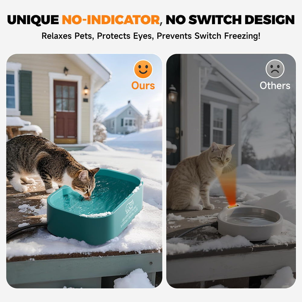 Angelspet no indicator design reduces distraction and avoids freezing switches.