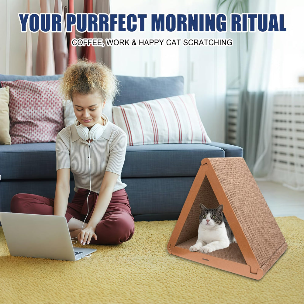 Angetra multi-cat play hub satisfies instincts and reduces restlessness