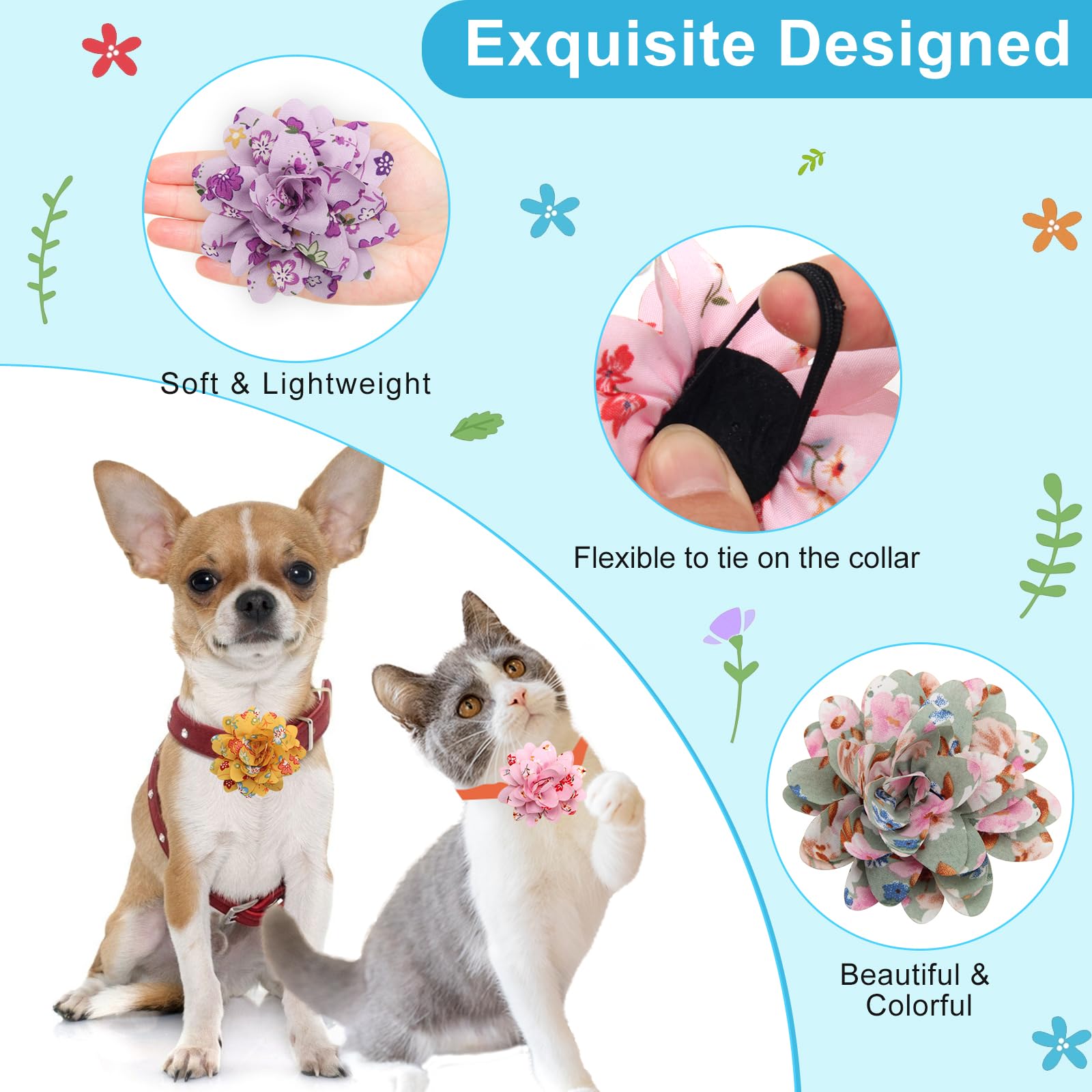 Anglekai party-ready pet ornament makes cute accents for photos.