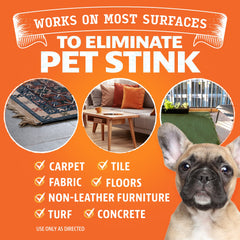 Angry Orange floor cleaning action on hard surfaces for odor removal