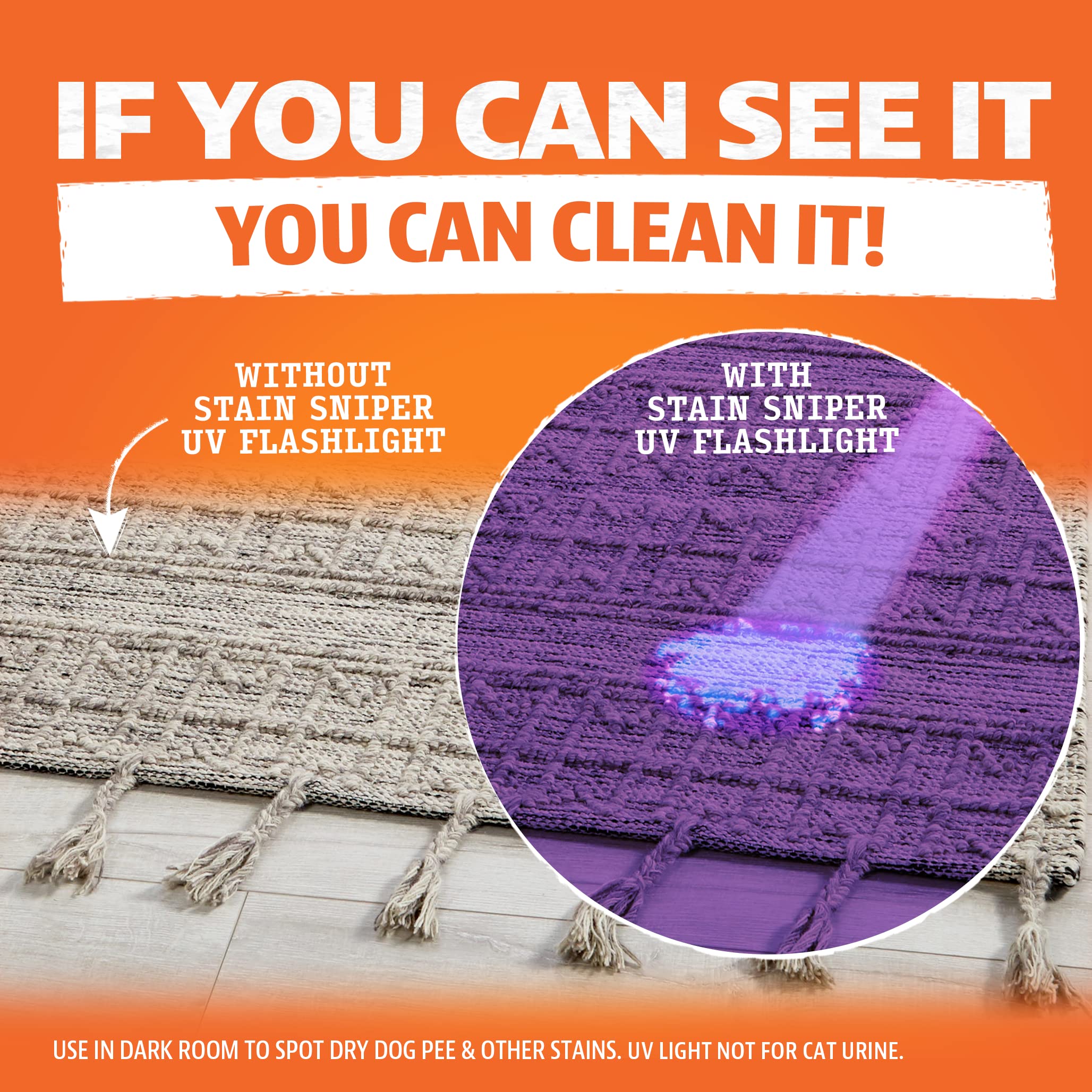 ANGRY ORANGE multi surface odor elimination shows versatility on carpets and upholstery