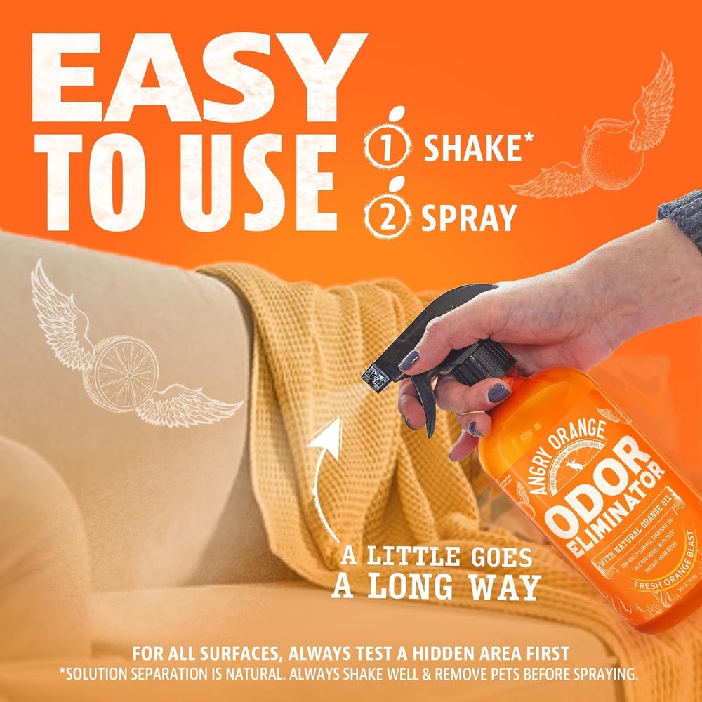 ANGRY ORANGE orange-oil benefits provide natural fragrance and odor-reducing properties.