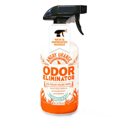 ANGRY ORANGE Pet Odor Eliminator 24oz bottle front for strong odor removal