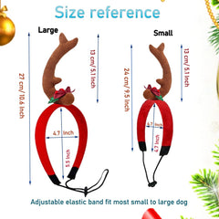 ANIAC cute brown antlers design adds holiday charm