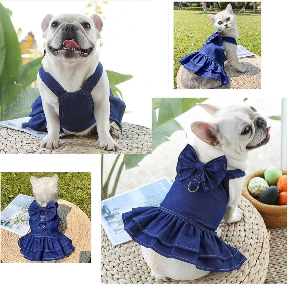 ANIAC vestido-tamano-medium para perros pequeños de 2,5–4 kg, cómodo y seguro.
