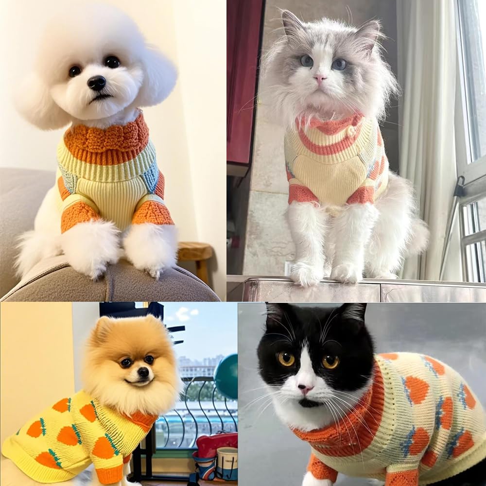 ANIAC fall dog sweater warm and cozy for chilly autumn weather