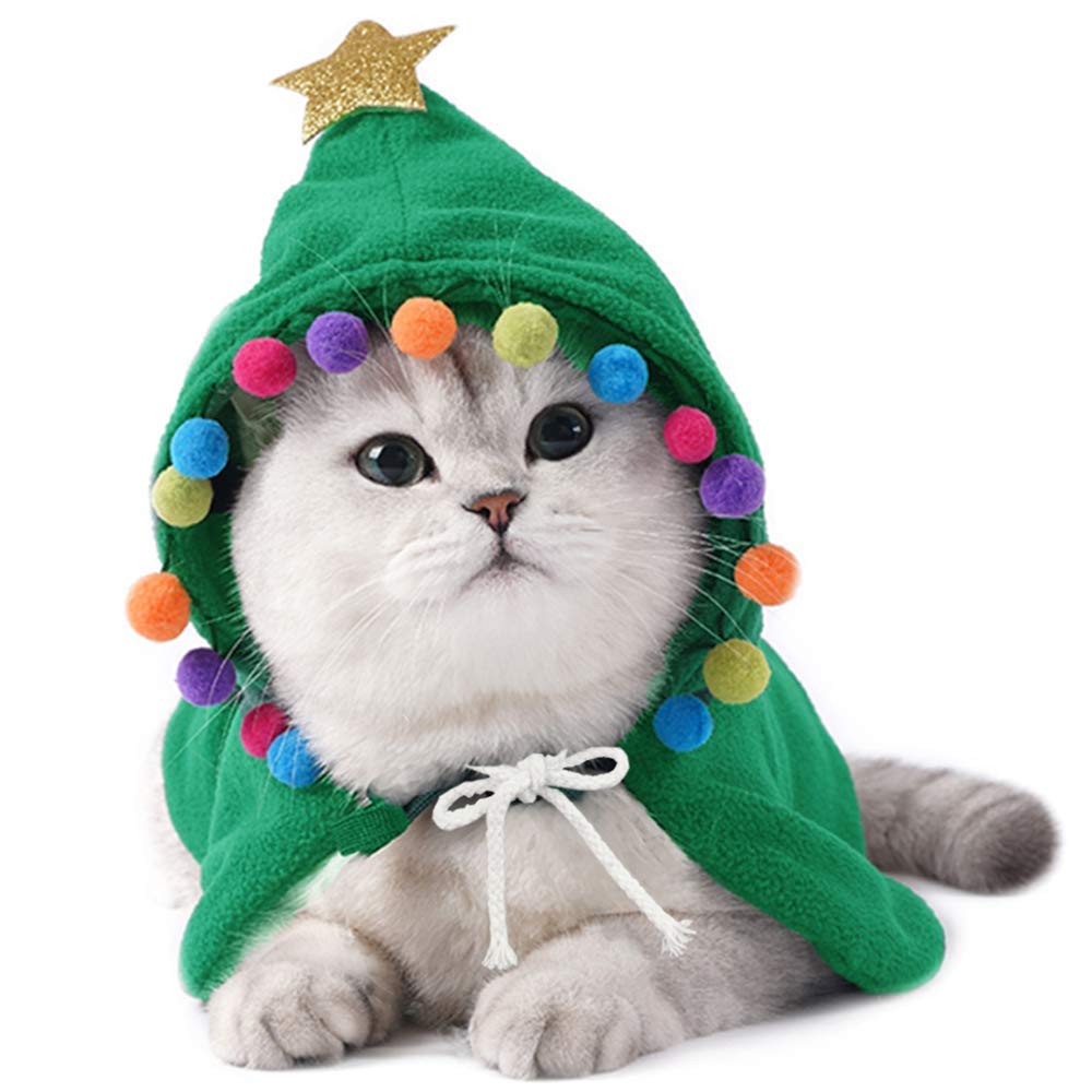 ANIAC pet Christmas costume front view, cozy warm fabric for winter walks