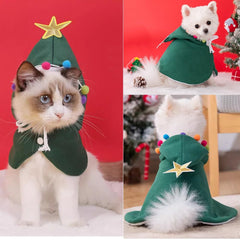 ANIAC Santa cape with star detail for standout holiday style