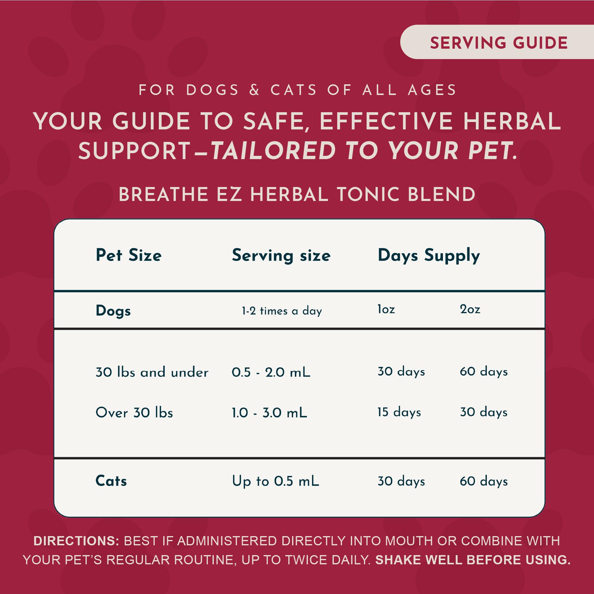 Animal Essentials Breathe EZ cat relaxing after use suggests potential breathing support.