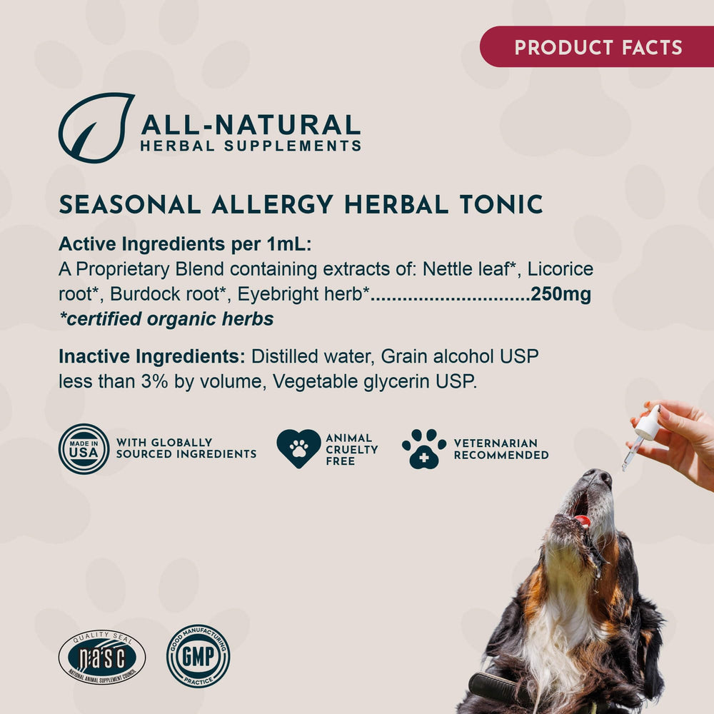 Animal Essentials seasonal allergy cat dropper enables simple at-home dosing.