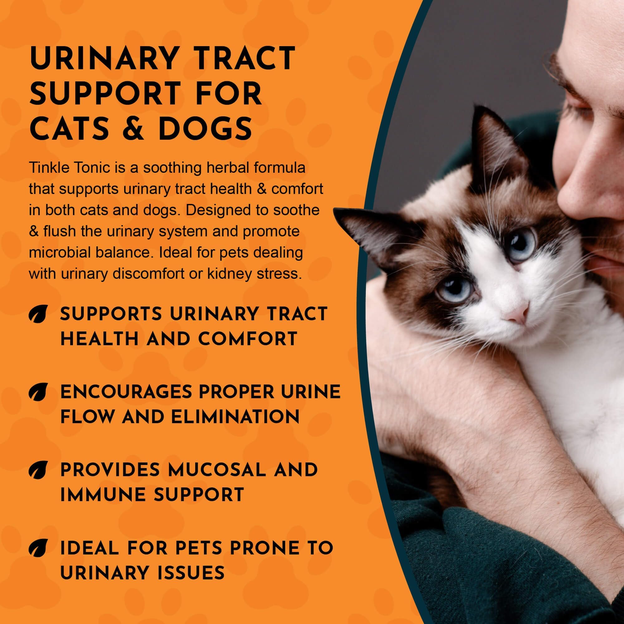 Animal Essentials Tinkle Tonic for dogs and cats highlights urinary health support on packaging