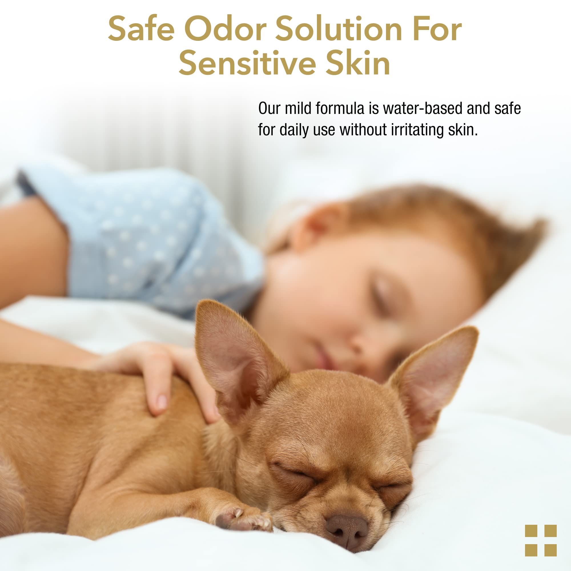 Animal Pharmaceuticals sugar-cookie-scent spray freshens cat and dog coats between baths