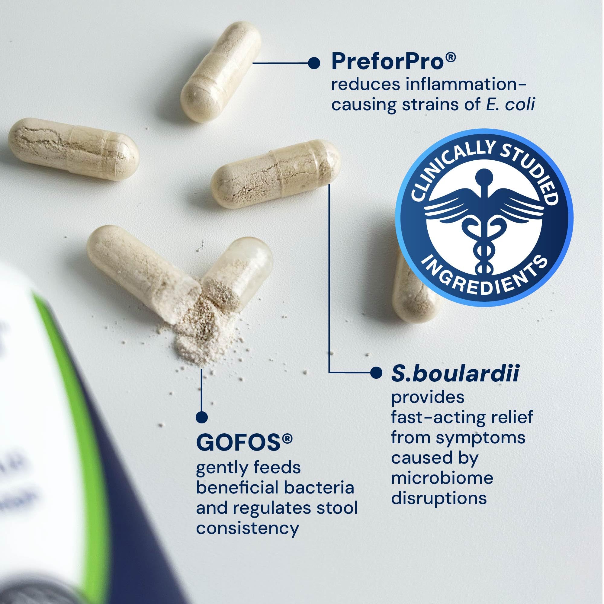AnimalBiome S boulardii yeast image signals probiotic support after antibiotics.