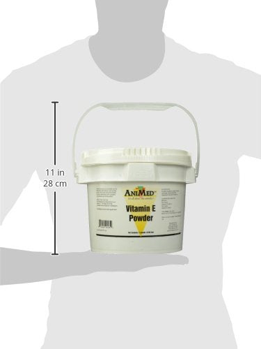 ANIMED Vitamin E Powder 5lb bag emphasizes freshness and quantity.