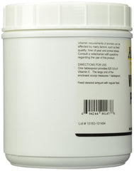 AniMed Vitamin E Powder being poured over feed for easy mix
