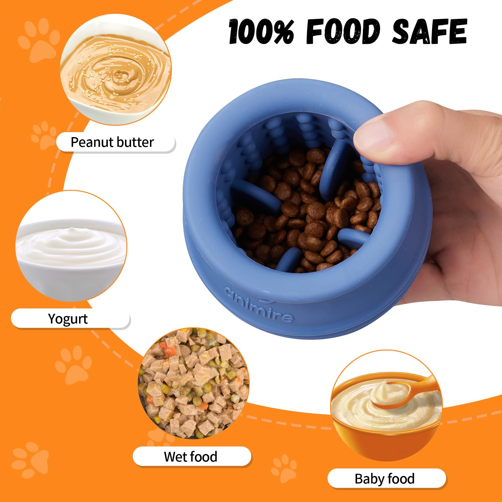 Animire-dog-toy-mental-enrichment encourages problem solving and extended play.