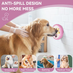 Animire freeze lick mat textured surface ready for yogurt or bone broth to calm and delight dogs
