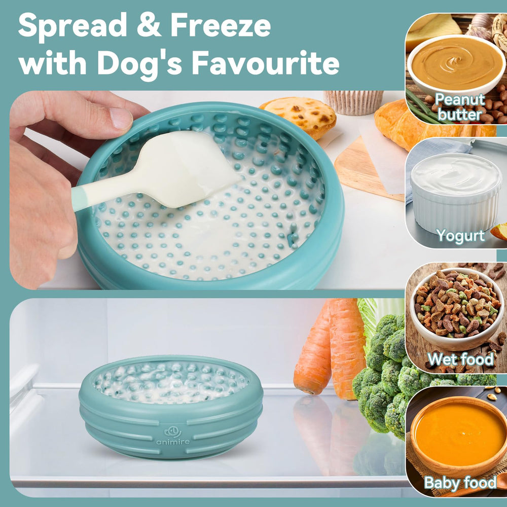 Animire non-slip suction-base close-up highlights secure placement during meals.