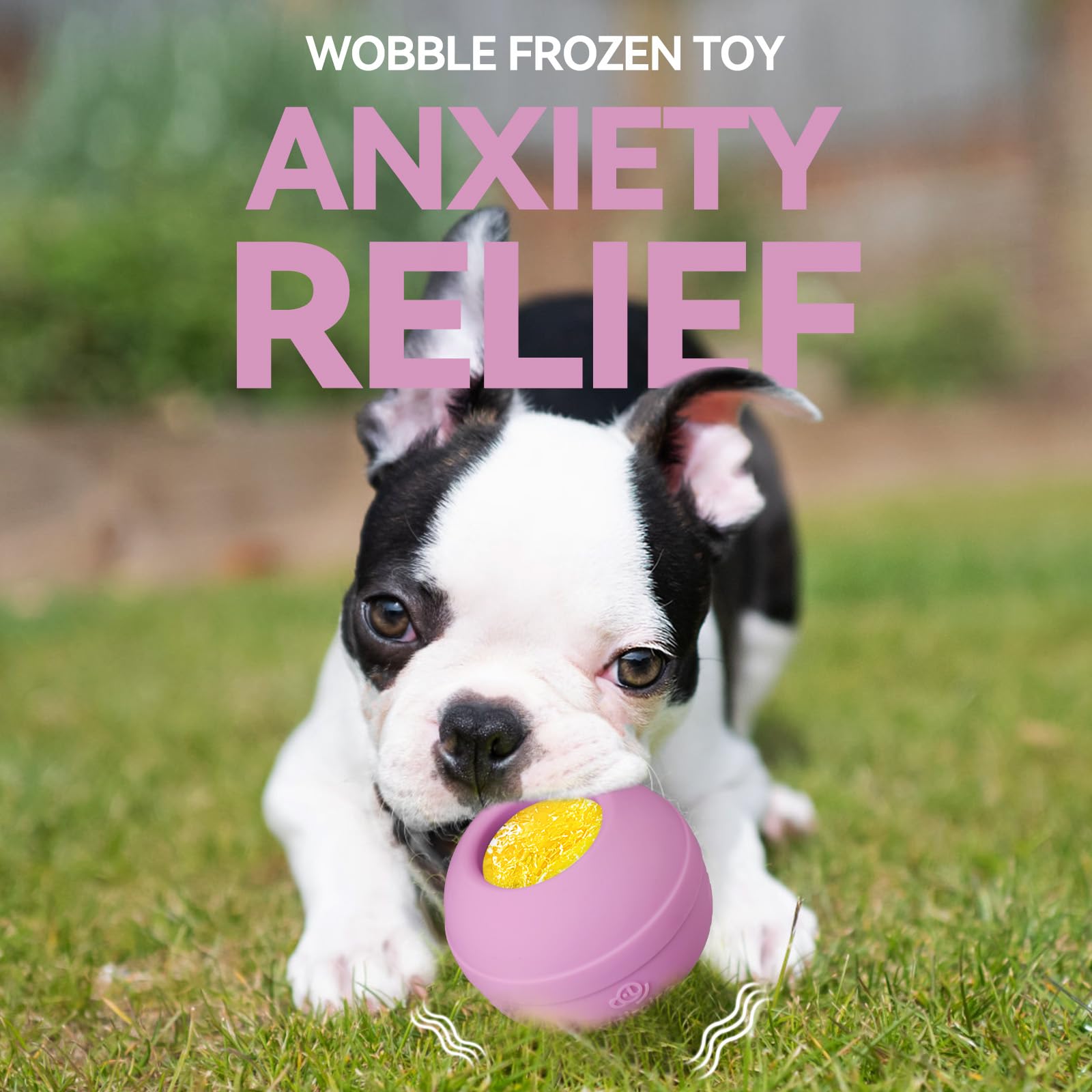 Animire pastel purple toy keeps dogs entertained with durable chew.