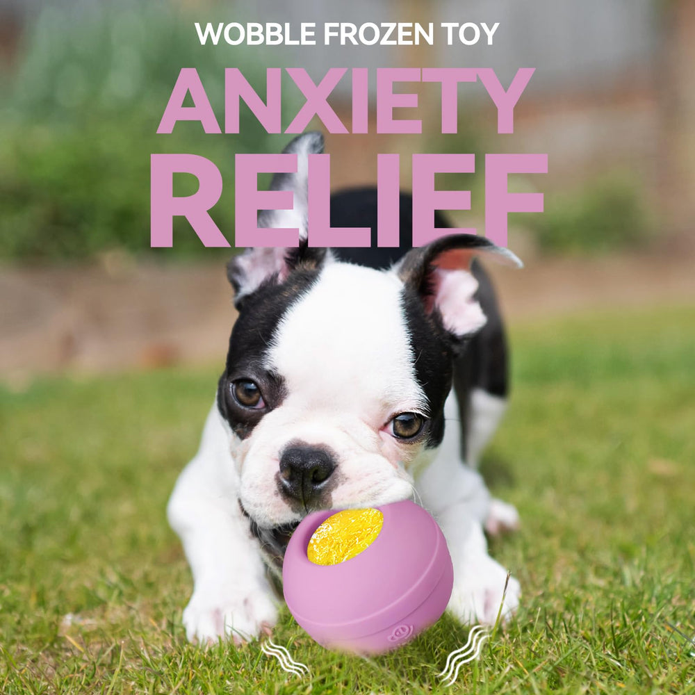 Animire pastel purple toy keeps dogs entertained with durable chew.