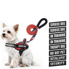 Animire service dog harness vest with padded straps for comfort