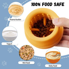 Animire wobble toy showing feeding action encourages slow, entertaining mealtime