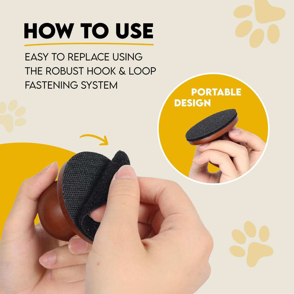 AnimoGoods cat nail file board in use for safe feline nail care