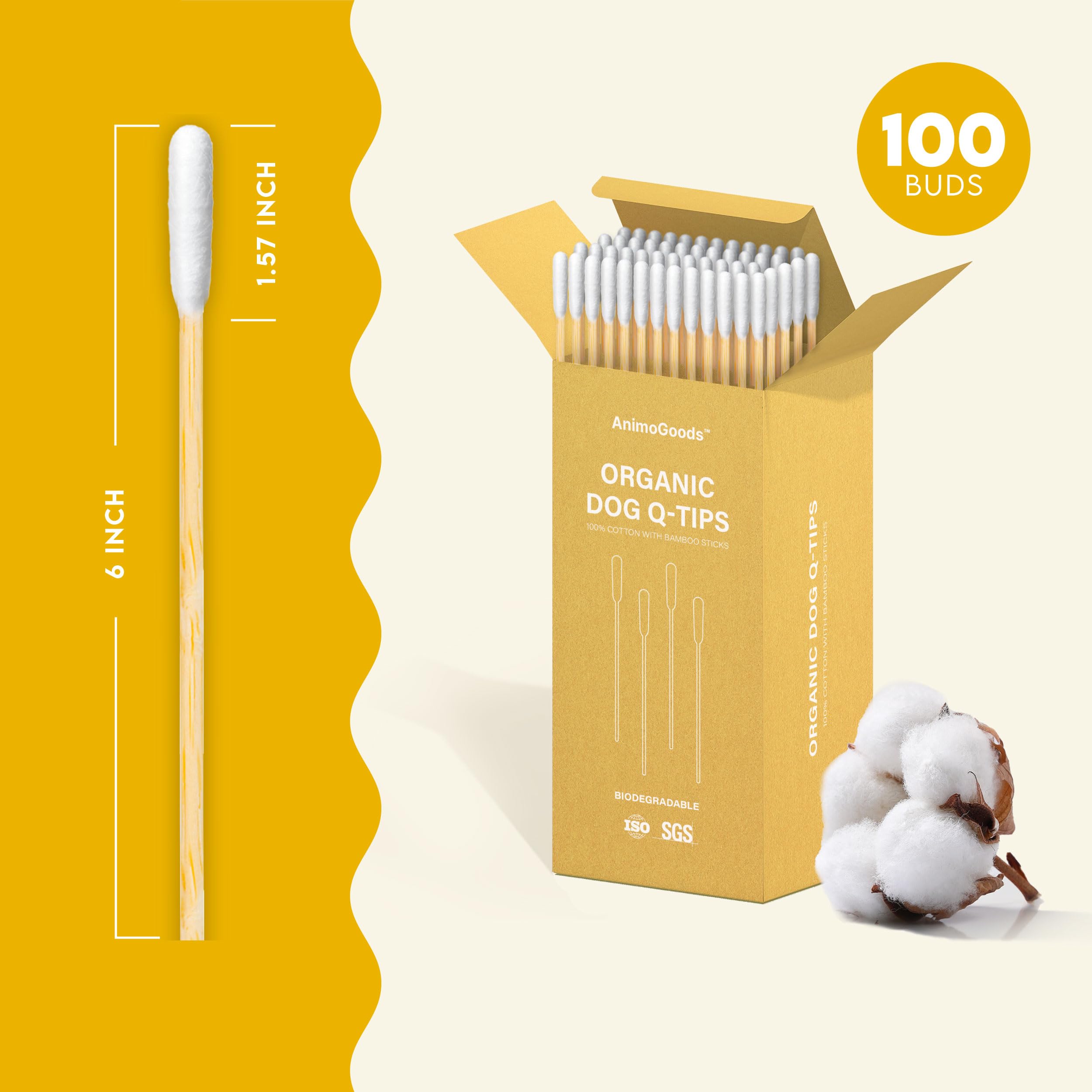 AnimoGoods dog-ear cleaning setup shows versatility for paw salve application and more.