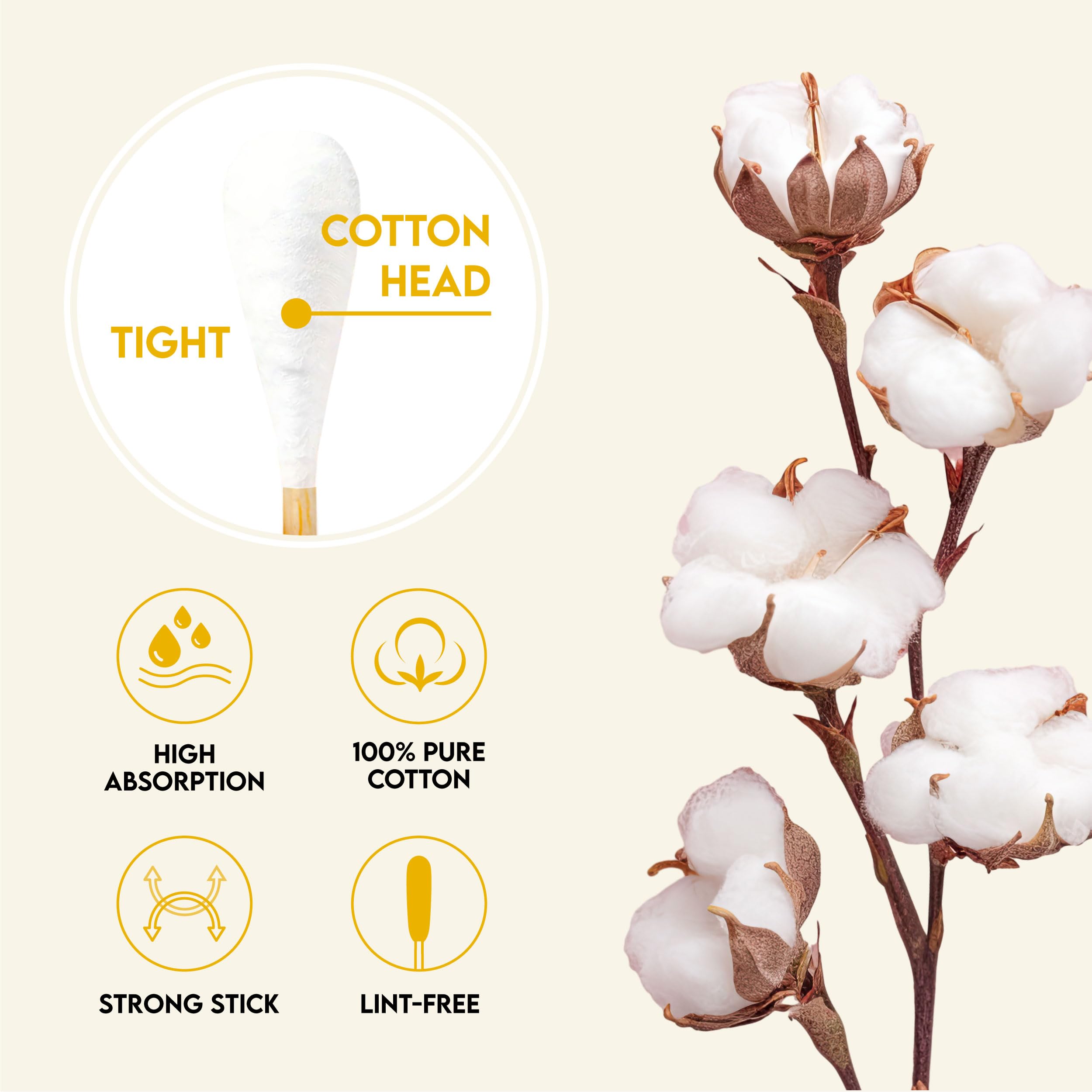AnimoGoods organic bamboo and cotton swabs provide an eco-friendly pet care option.