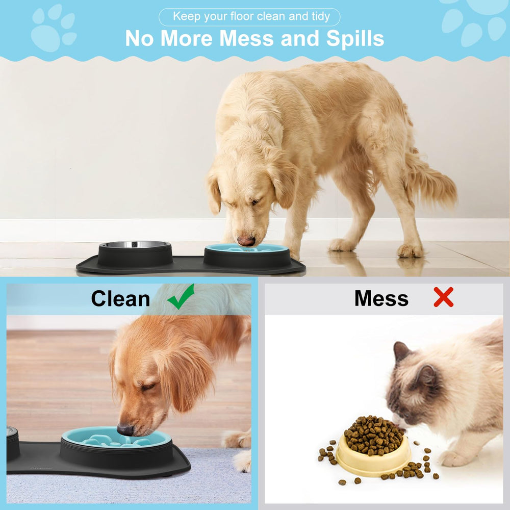 Anipaw 3in1 set packaging shows all-in-one feeding solution.
