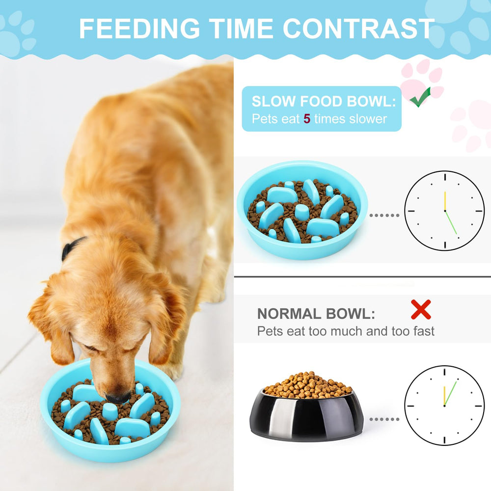 Anipaw dog water bowl 27oz provides durable hydration during meals.