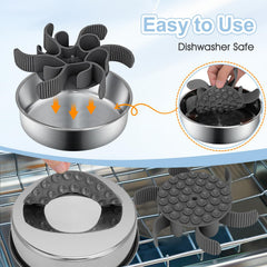 Anipaw removable non-slip base keeps the bowl stable during feeding