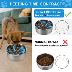 Anipaw silicone dog feeder with suction cups secures bowls during mealtime.