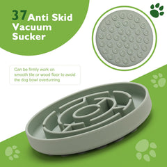 Anipaw silicone slow-feeder bowl material is non-toxic and odor-free.