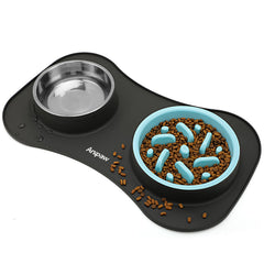 Anipaw slow-feeder bowl 32oz slows eating for safer, calmer meals.