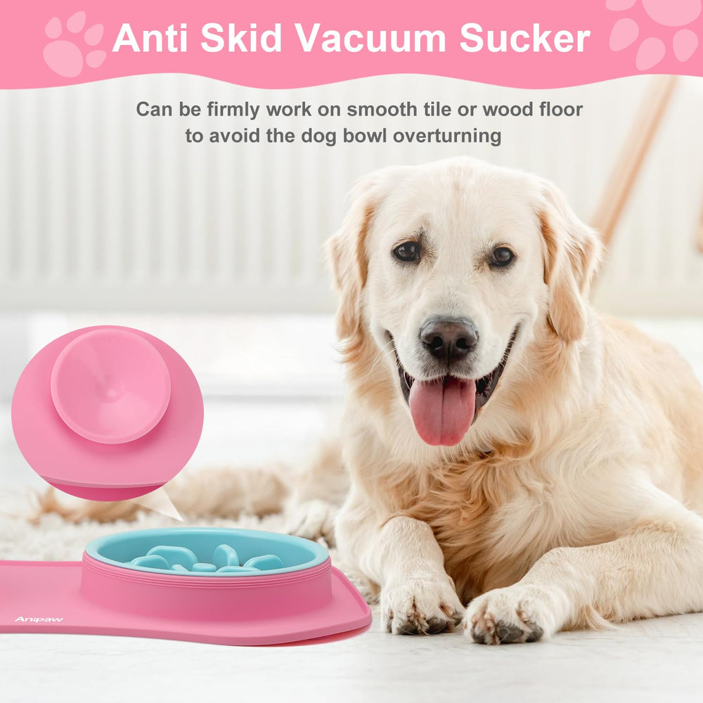 Anipaw stainless steel water bowl keeps hydration within reach during play.