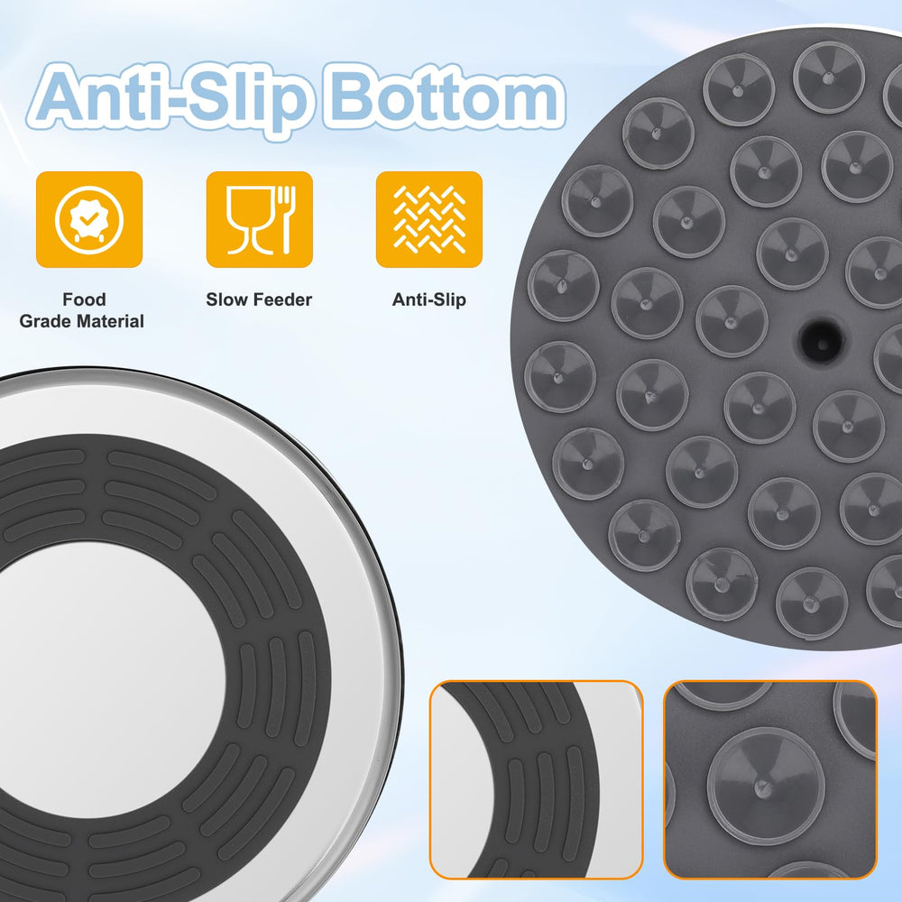 Anipaw suction cup base provides a secure grip on smooth floors