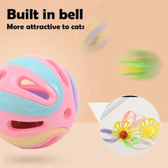 ANJOBIBI cat toy balls in play setup entice kittens to swat and bat