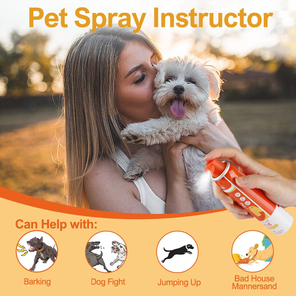 ANSJDH Corrector Spray 80ml box packaging highlights humane training for barking and jumping.