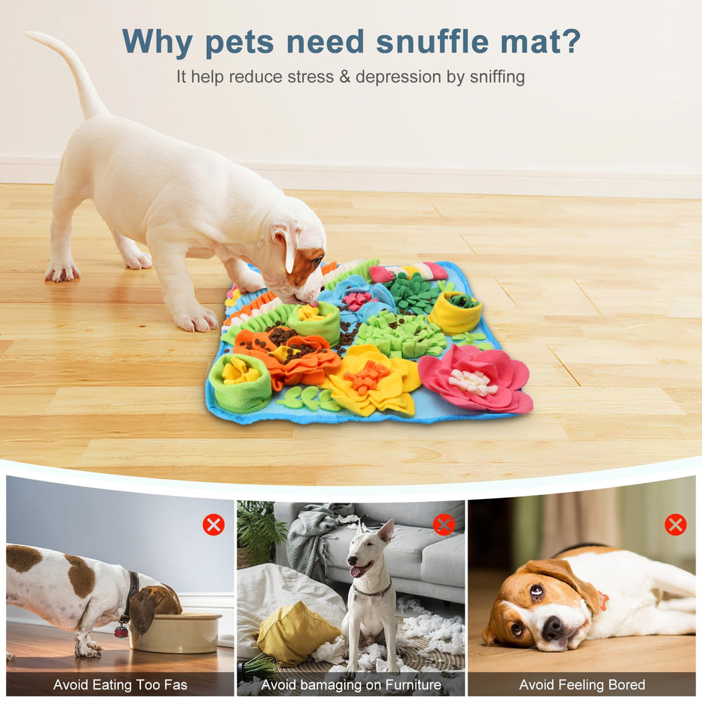 Ankilo Snuffle Mat, estimula la mente y favorece la alimentación lenta.