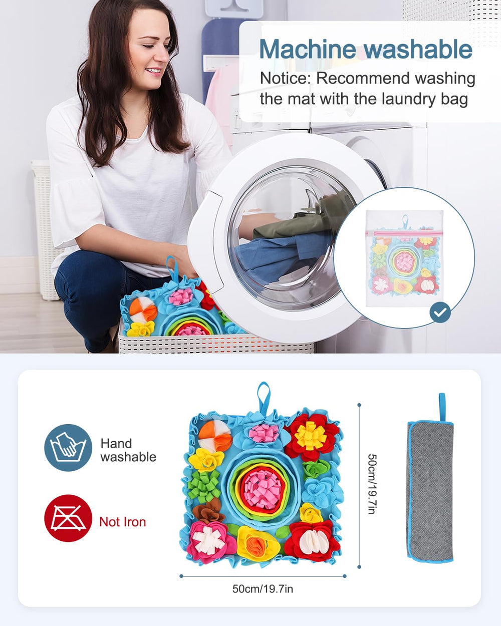 Ankilo snuffle mat slow-eating design encourages mindful meals and digestion.