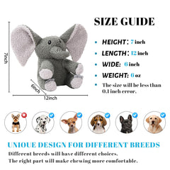 Ankinghor Elephant L three-layer plush enhances durability for interactive fun