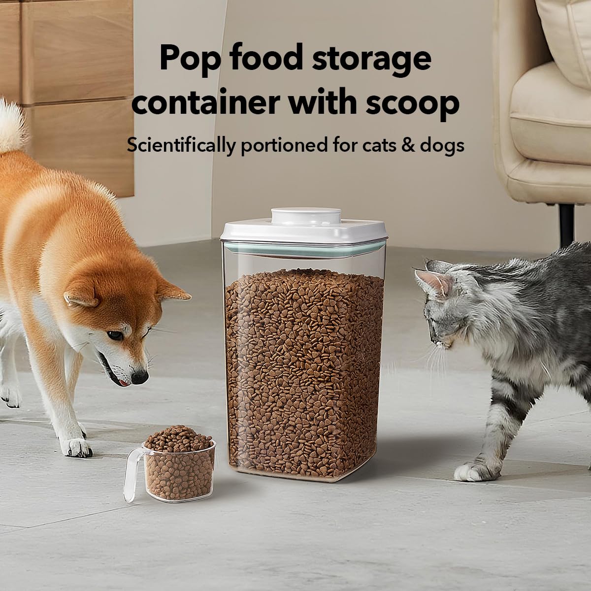Ankou 130ml scoop included for precise daily portions.