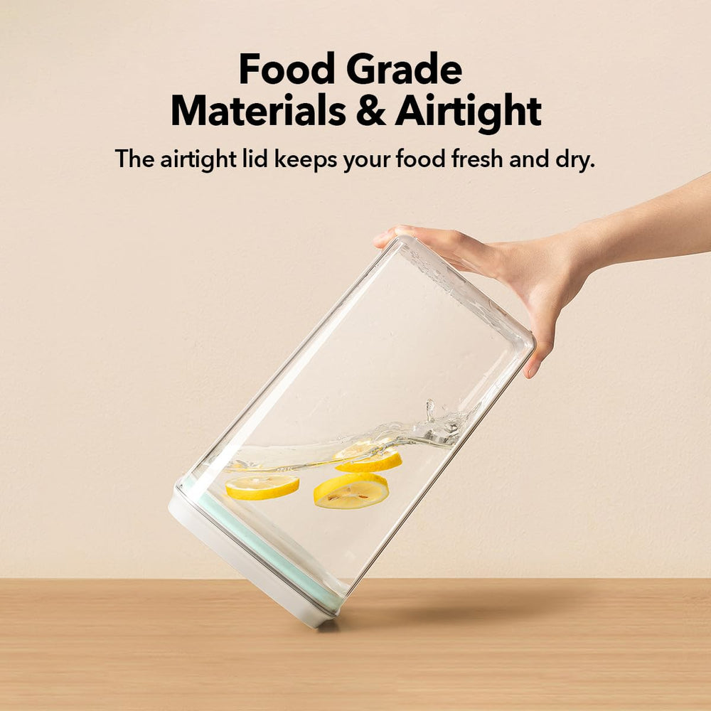 Ankou dog food container stackable design saves pantry space