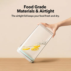 Ankou stackable pet food container fits multiple flavors neatly.