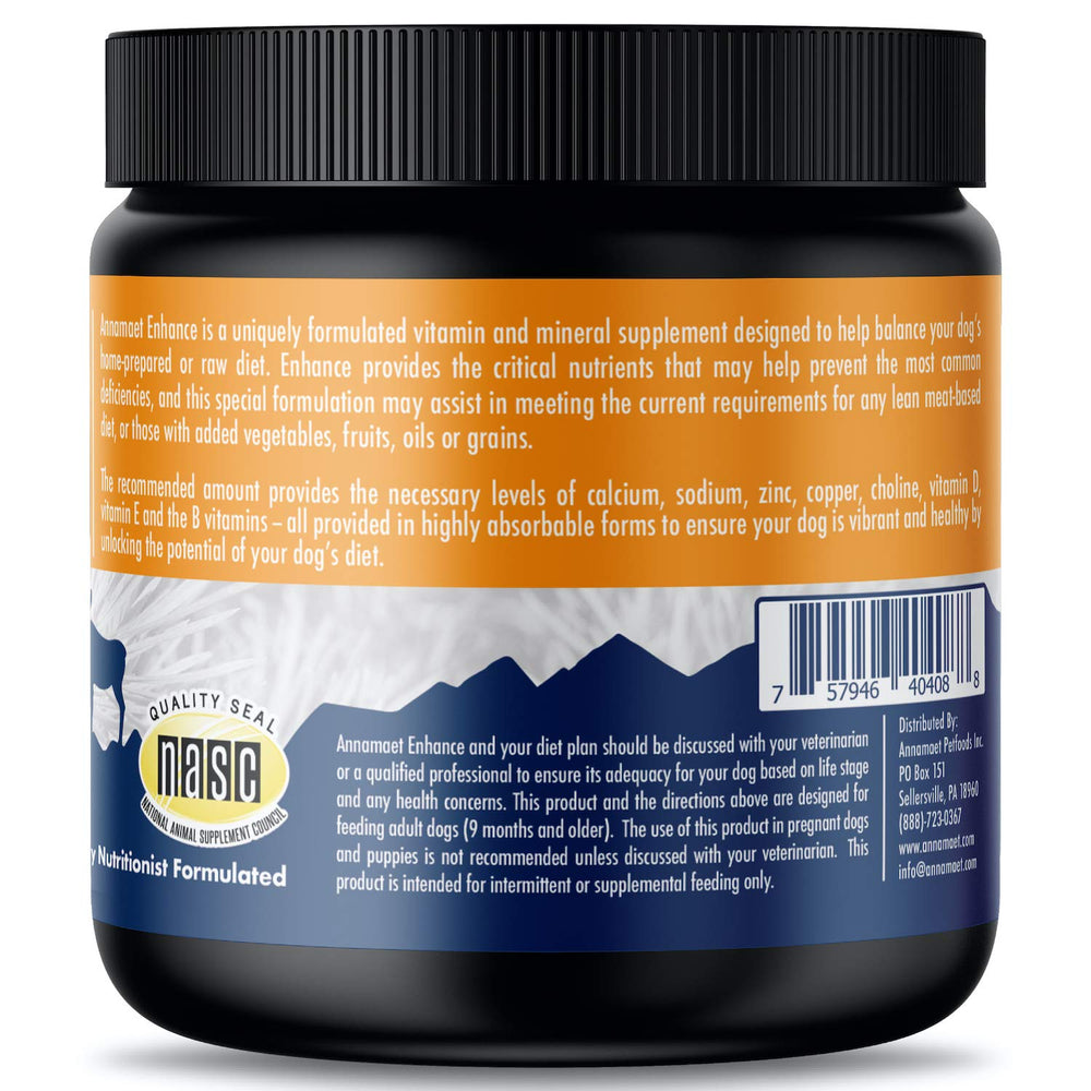 Annamaet Enhance meal-mixing in dog bowl for complete nutrition
