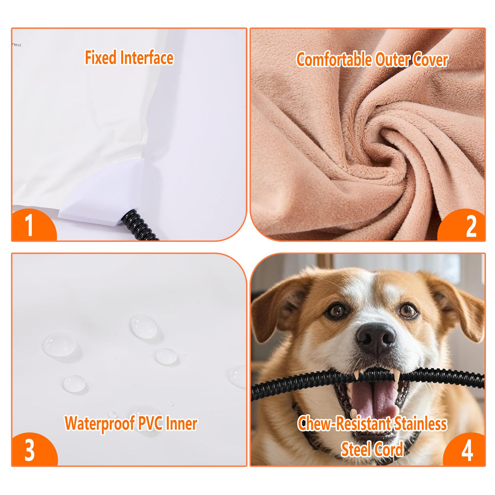 Annchwool chew-resistant cord promotes safer lounging for pets.